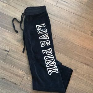 Victoria’s Secret PINK Velvet Sweatpants